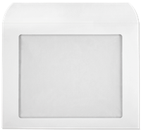 5126 - 10 x 13 - 28 Velpine (White Kraft) SFI Open Side Showcase Window (7 7//8 x 9 3/4, 1 5/8L - 1 1/16B) - 500 per carton