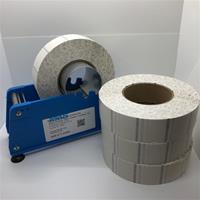 SK1.5T3 - Wafer Seal Starter Kit - Includes a Manual Tab Dispenser and Three Rolls of 1.5" Translucent Wafer Seals (Now comes with 4th roll free!!)
