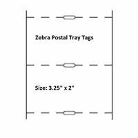 TT-2997 - Zebra Postal Tray Tags