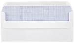 2589 - #10 - 24lb White Wove w/ Tint Regular Side Seam Flip-Stik - 2500 per carton