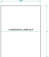 313356 - Full Sheet 'Placard' Label,  inkjet/laser/copier, 8 1/2 x 11, 1 per sheet, 100 sheets