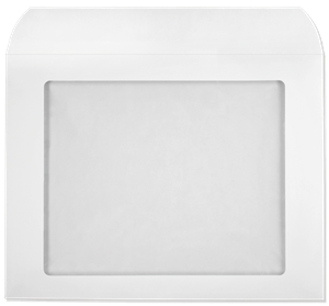 10 x 13 - 28 Velpine (White Kraft) SFI Open Side Showcase Window (7 7//8 x 9 3/4, 1 5/8L - 1 1/16B) - 500 per carton
