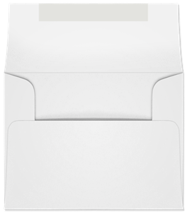 A-2 (4 3/8 x 5 3/4) - 24lb Ultra White SFI Announcement Envelope - 5000 per carton