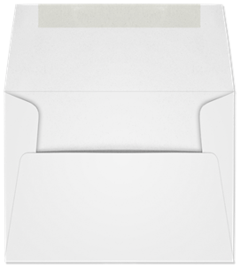 A-6 (4 3/4 x 6 1/2) - 24lb Ultra White FSC Announcement Envelope - 5000 per carton