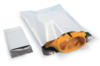 5110 - Flat Poly Mailers with 12x 15.5 self adhesive strip - 500 per case - 2.5mil - Perforated
